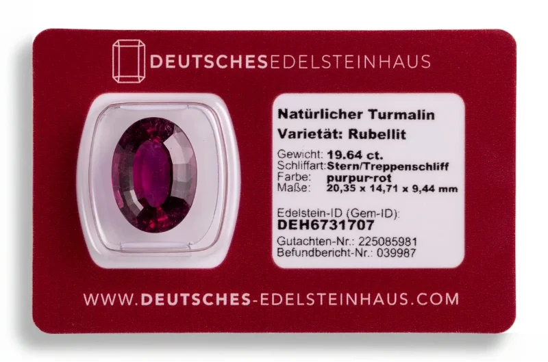 Edelstein Roter Tourmalin